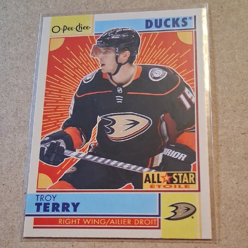 O-Pee-Chee Ducks Parallel Hockey Card
